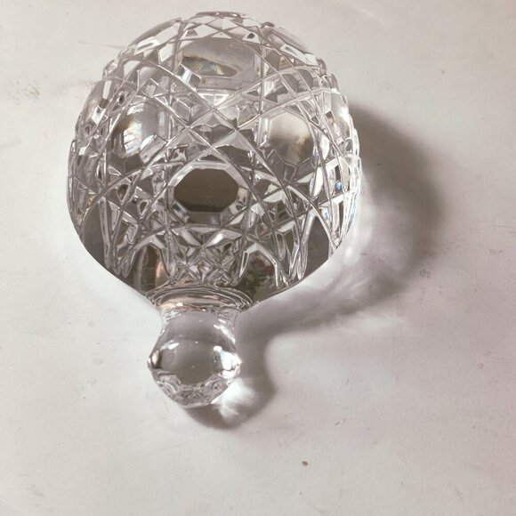 Turtle Paperweight by Waterford, Ireland. Crystal Figure Faceted and Per… - Picture 12 of 12